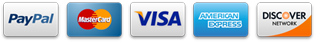 Accepted Credit Cards: PayPal MasterCard Visa AmericanExpress DiscoverCard as form of payment